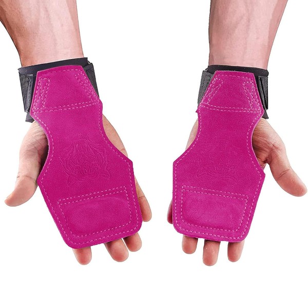 TAVIEW Premium Weight Lifting Wrist Hooks Straps for Maximum Grip