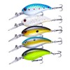 HENGJIA Crankbait Bass Fishing Lures with Nice Packing, Shallow Deep
