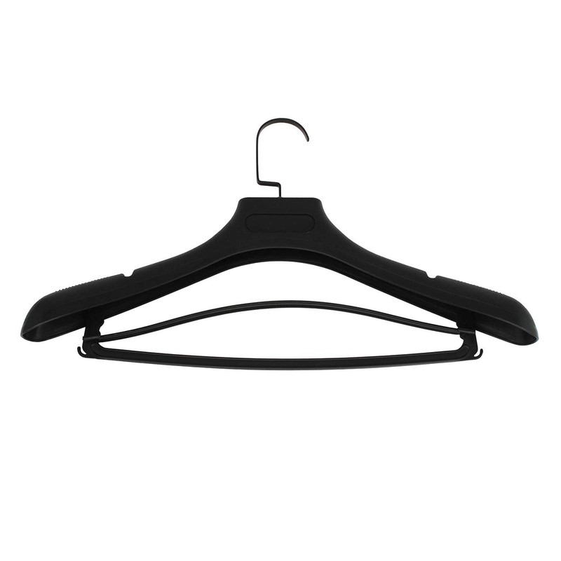 DEDU Suit Hangers for Men 30 Pack Width 17.7", Black