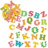 Baker Ross AF422 Capital Letters Foam Rubber Stickers with Patterns,