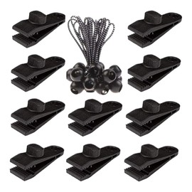 Tarp Clips Heavy Duty Lock Grip - Powerful Fasteners Clamp for Awning,Anti-Slip Tent Tarp Fixing Clip, Multifunctional Camping Accessory for Outdoor Garden Farm Pool Cover
