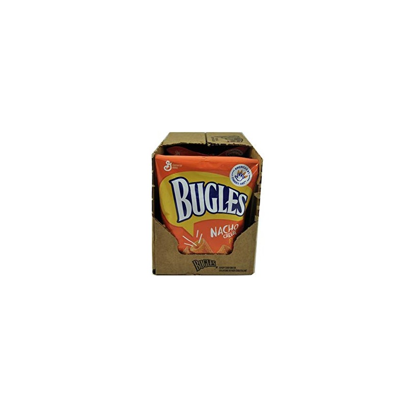 Bugles Nacho Flavored Corn Snack, 3 oz, 6 Count