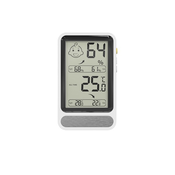 BOMATA KD62 Digital Thermometer, Hygrometer, Comfortable Expression Display, High Low
