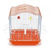 BPS BPS-1209 Metal Bird Cage with Feeder, Drinker, Rope and