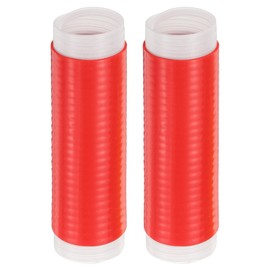uxcell 2 Pcs Silicone Pan Handle Sleeve, Heat Resistant Potholder Pot Holders Cover Sleeve for Frying Pan Handle Spatulas, Red (S)