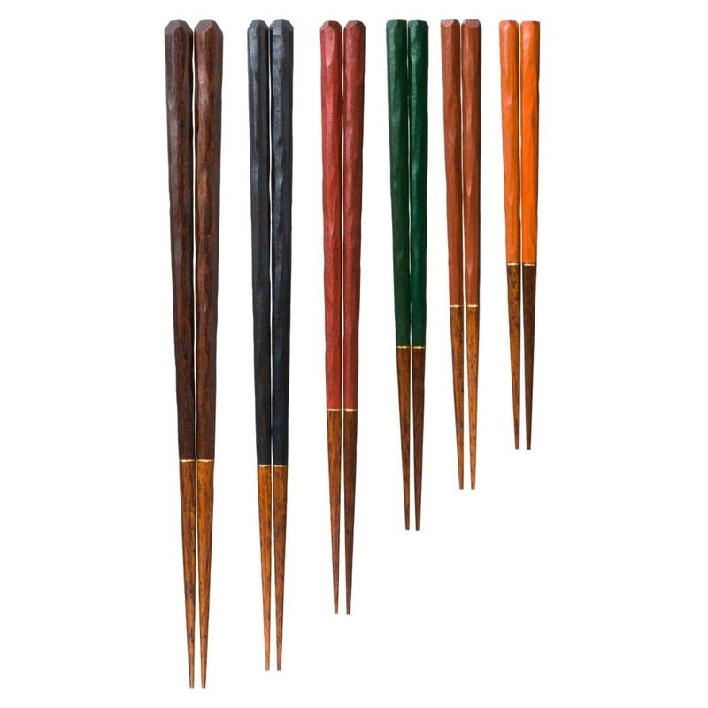 Pair of chopsticks made in Japan, Wind tree, Vermilion, 8.3