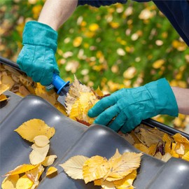 INEFA Leaf Catcher Strips Gutter Leaf Protection NW 100-150 (Diameter 100-160 mm) 100 cm, Pack of 1, Black Gutter Protection, Gutter Cover, Made in Germany