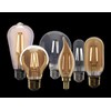 Feit Electric Vintage Exposed Filament Amber Glass LED ST15 with