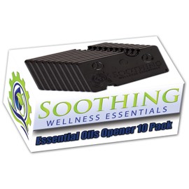 10 Pack Essential Oils Opener Key Tool Set - The Perfect Opener and Remover Accessory for Roller Balls and Caps on Most Bottles – for DoTerra, Young Living, Aura Cacia & More (Jet Black)