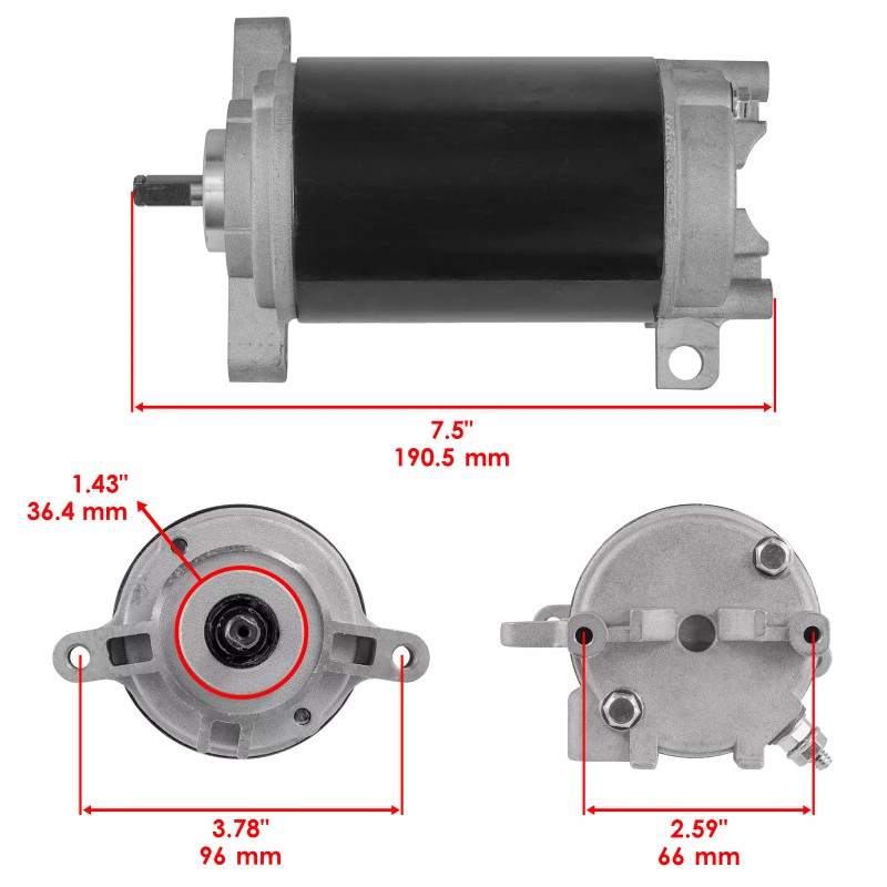 Caltric Starter for Evinrude 150 150HP E150W E150-W E150SL E150-SL