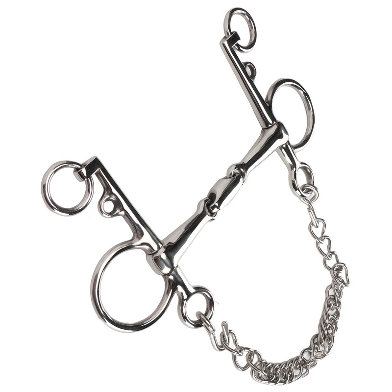 Stainless Steel Horse Pelham Bit Gnaw Resistant Ease of Control