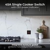 BG Electrical Cooker Control Switch Unit with LED Power Indicator,