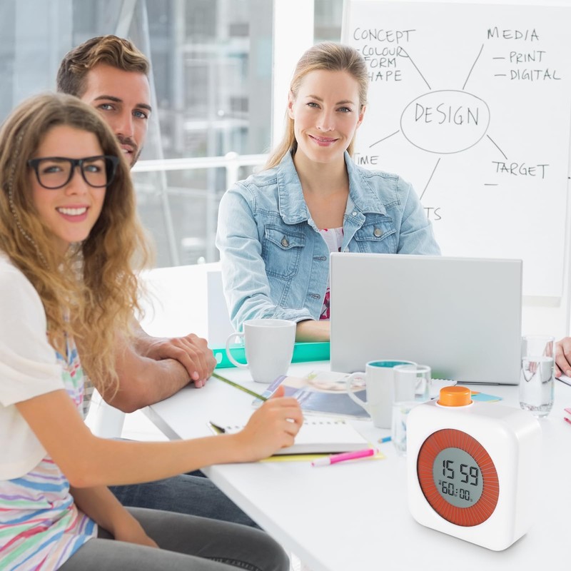 Carehabi Digital Visual Timer, 3 in 1 with Timer, Clock