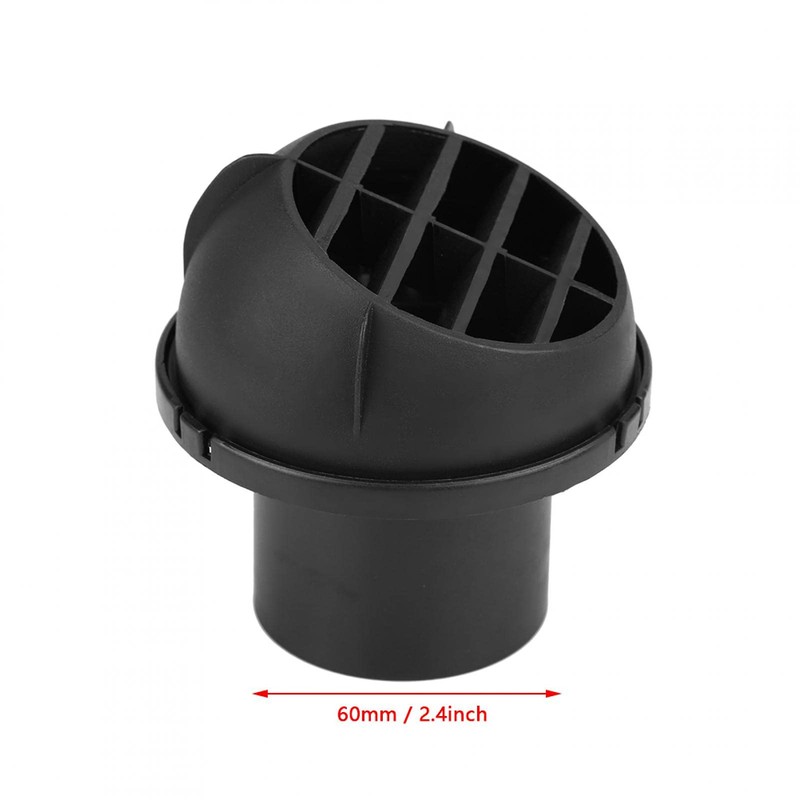 Yosoo Hot Air Outlet 60mm Stainless Steel Thread Metric Tapered