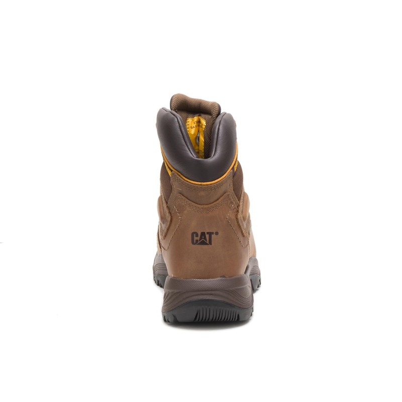 Cat Footwear Men's Diagnostic Hi St Work Boot, Dark Beige,