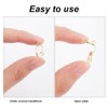 PH PandaHall 96pcs 6 Colors Brass Clip-on Earring Converter Component