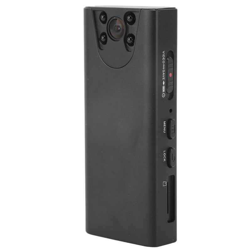 HD 1080P Night Vision Anti Shake Back Clip Sports Camera