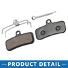 A ABSOPRO Disc Bike Brake Pads with Split Pin for