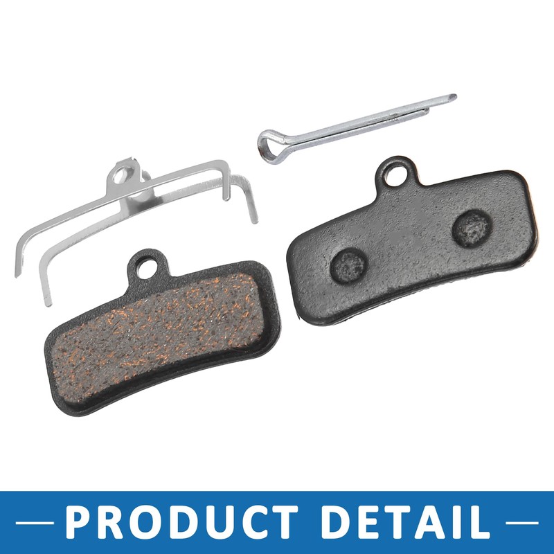A ABSOPRO Disc Bike Brake Pads with Split Pin for