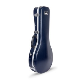 Crossrock ABS Molded Case for A-Style Mandolin with Removable Shoulder Straps-Blue(CRA862MABL)