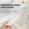 UPTTHOW 4Pcs Universal Integrated Fridge Freezer Door Slider with Screws,