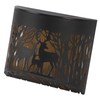 Outdoor Wall Light Solar Powered Wall Mounted Plastic and Iron