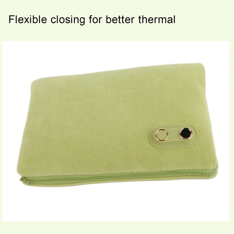 Hand Warmer Bag Green Electric Heating Pouch USB Powered 3