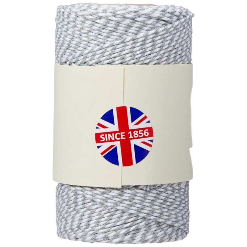 100m - Everlasto Original 'Beautiful Bakers Twine' (2mm approx) (Silver)