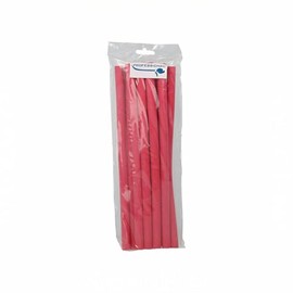 Pack of 10 Flexible Foam Rollers for Curly Hair 240mm / Ø12m
