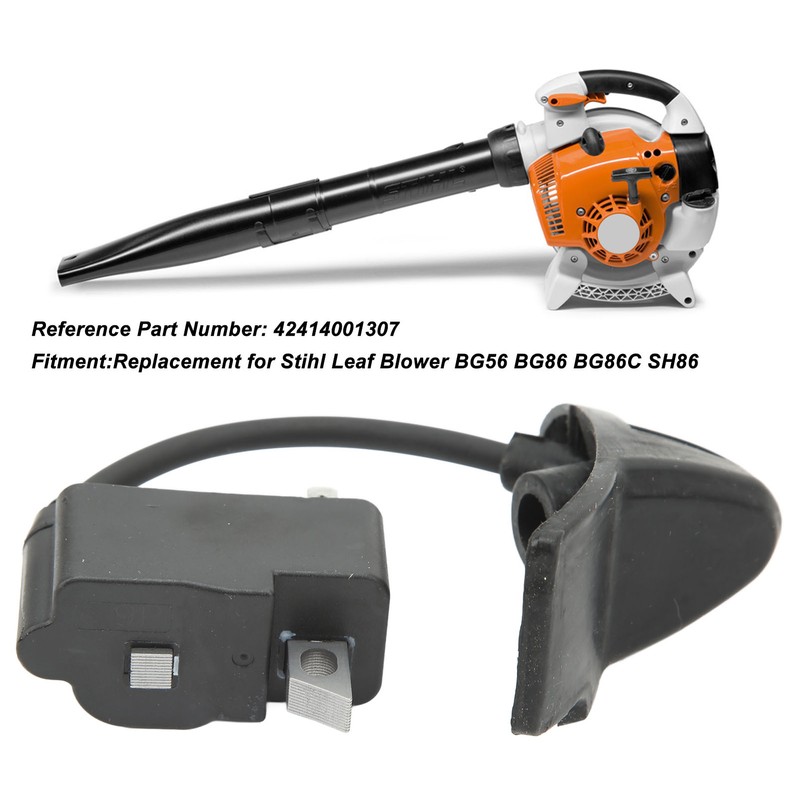 Ignition Coil 42414001307 Metal Rubber Replacement for Stihl Leaf Blower