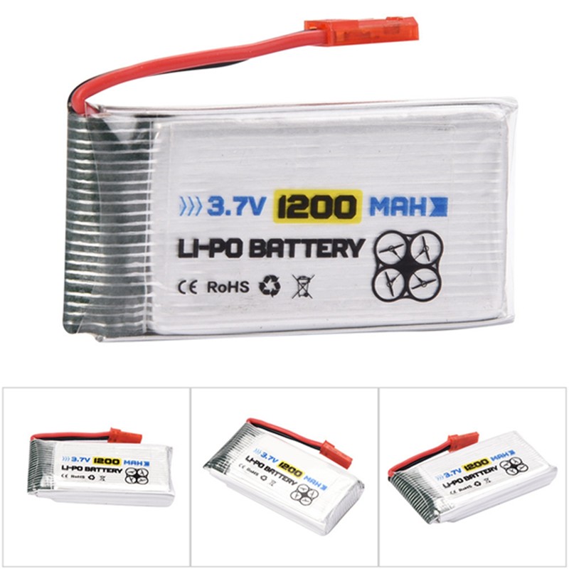 ENGPOW 3.7V 1200mAh Rechargeable LiPo Battery with JST Plug RC