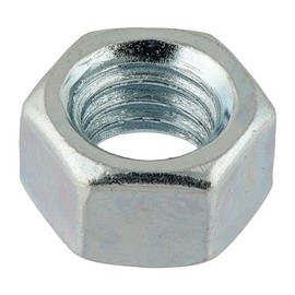 1/2"-13 (25 Pack) Grade 2 Hex Nuts, Coarse Thread, Zinc, Industrial/Commeical Grade ASME B18.2.2 by Makers Bolt