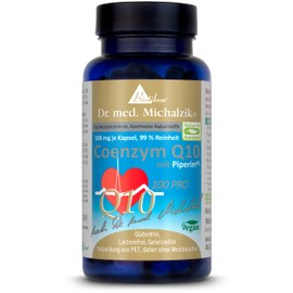 Coenzyme Q10 Dr. Michalzik - Purity 99% - Q10 [100 mg] | Acai [30 mg] | OPC [100 mg] | Mumiju [50 mg] | Camu Camu [40 mg] - No Additives - by BIOTIKON®