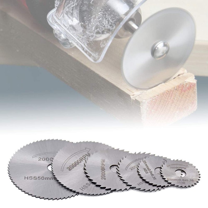 Saipor 12pcs/2Sets HSS Circular Wood Cutting Saw Blade Discs with