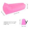 Beiruoyu - Tumbona Inflable para sofá, Cama, Saco de Dormir