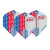 WINMAU Prism Zeta PDC Red, Blue and White Dart Flights