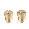 2 Pack 1/4 Inch Brass Foam Cannon Orifice Nozzle Tips