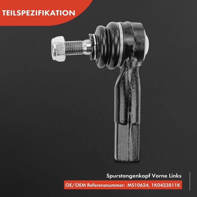 Frankberg 2 x Tie Rod End Front Axle Compatible with