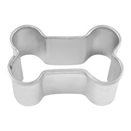 R&M Mini Dog Bone Cookie Cutter in Durable, Economical, Tinplated Steel