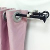 6 soportes para barra de cortina doble, resistente, soportes ajustables