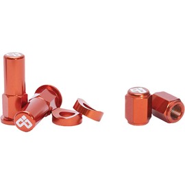Dubya 68-051O Rim Lock & Valve Stem Cap Kit - Orange
