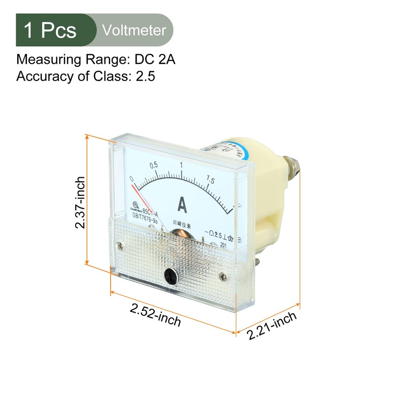 YOKIVE Analog Panel Ammeter, 85C1 Ampere Meter Current Tester, Great