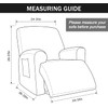 CONRUSER Stretch Recliner Chair Covers, 4-Piece Soft Sofa Cover Thick