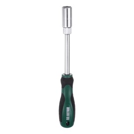 HARFINGTON Metric Nut Driver 13mm CR-V Non-Magnetic Tip Hollow Shafts Hex Socket Screwdriver with Non-Slip Handle for Automobile Repair