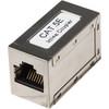 Intellinet 504768 8P8C F/F CAT5E SILVER MODULAR INLINE COUPLER 568A/568B