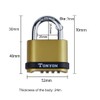 riin 2X Combination Padlock Alloy Indoor Outdoor Rust Proof Weather