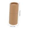 Mikinona Cardboard Tube Lid Cylinder Mounting Tube 10ml Empty Paper