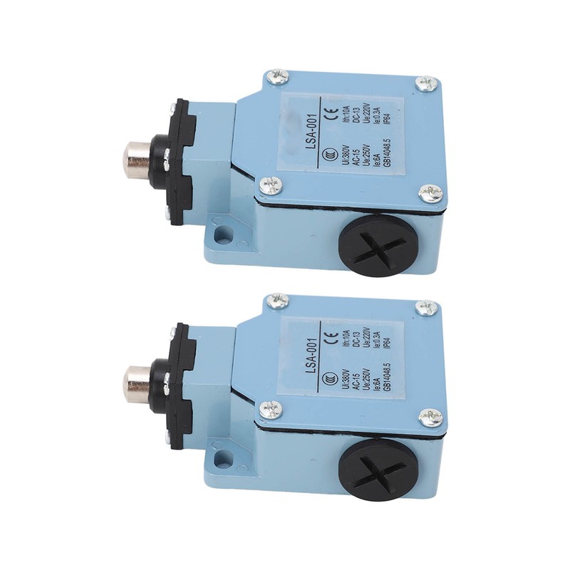 2PCS Momentary Limit Switch Self Reset Plunger Electrical Travel Switch