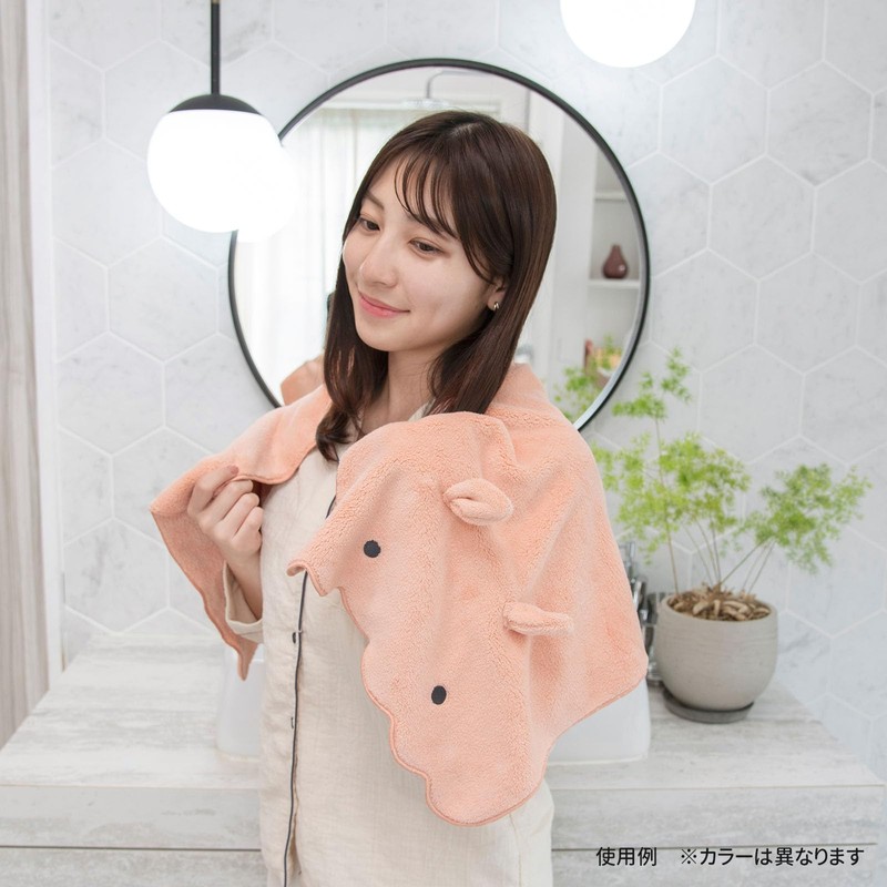 Libuhahato 27921-82 Hair Drying Towel, Animal Penguin (Total Length: Approx.