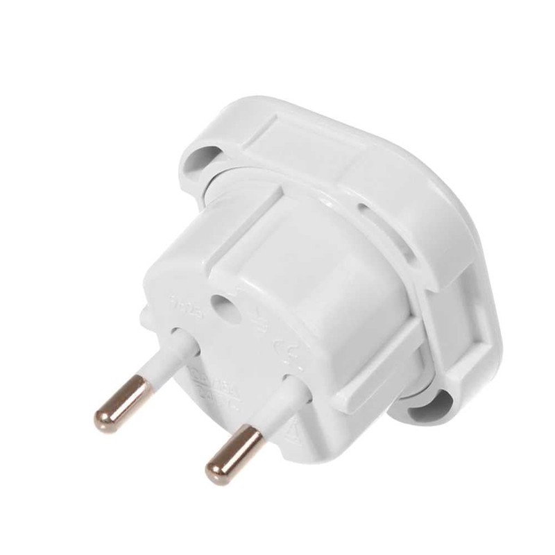 OcioDual UK to European Plug Adapter, Travel Plug Adapter, Type